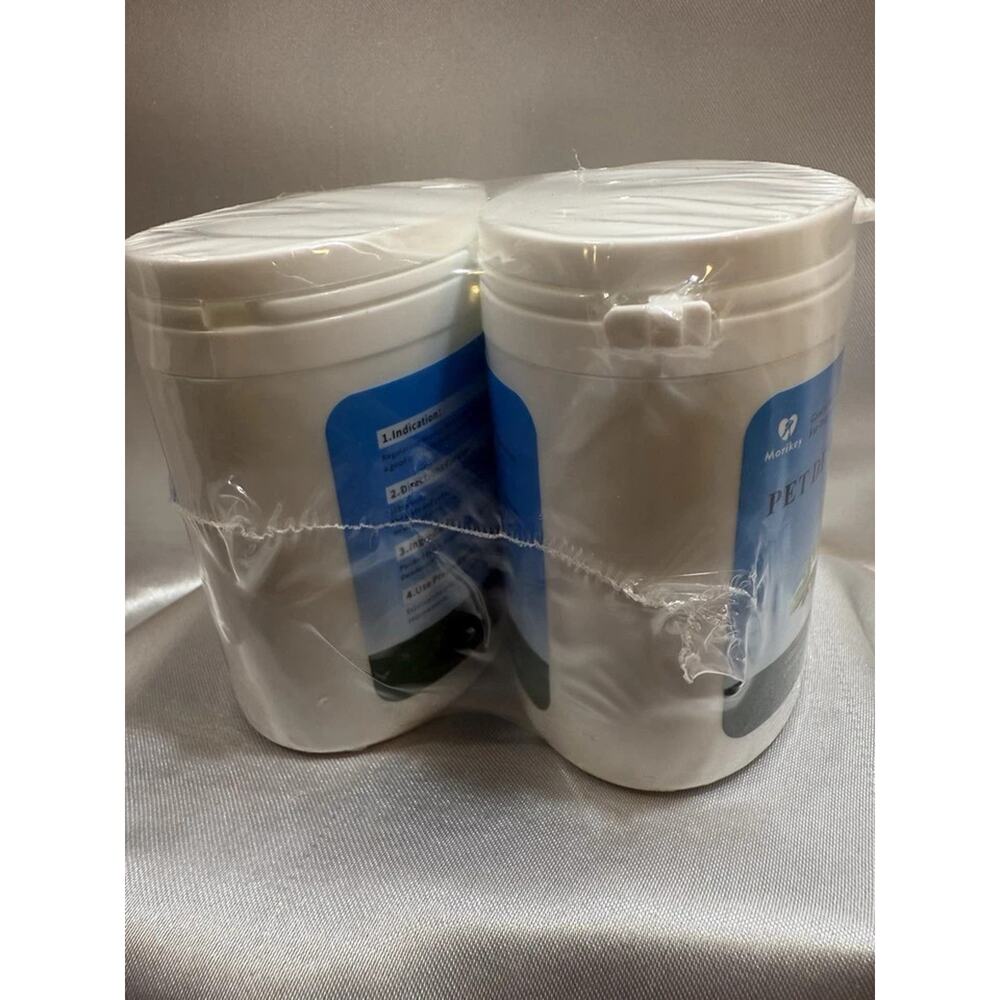 Package of 2 Morikey Pet Dental Finger Wipes Gentle Formula for Dogs & Cats - Picture 2 of 4